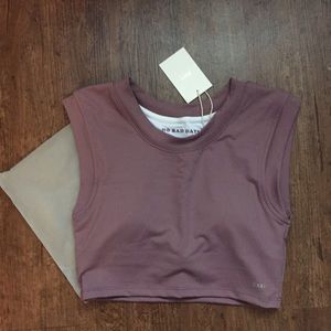 XXIV Active Bloom Padded Crop Top Taro S